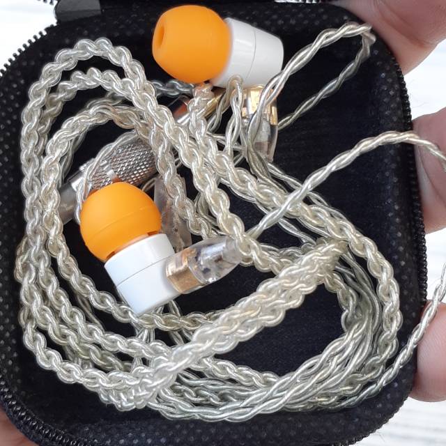 Sony mh755, mod mmcx + kabel KZ Silver Plated