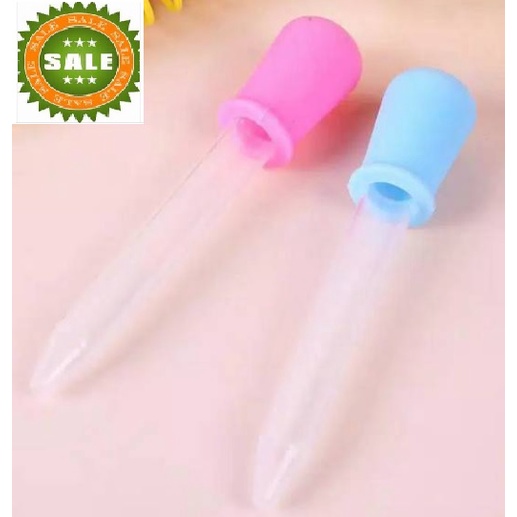 1 pc Pipet Bayi tetes obat anak bayi ukuran 5ml alat bantu minum asi pipet tetes minum