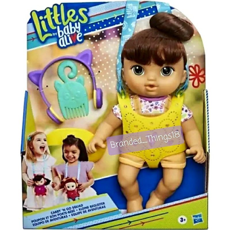Baby Alive Littles, Carry ‘n Go Squad, Little Chloe Nadia nadya - BYAE7176 babyalive baby doll bonek