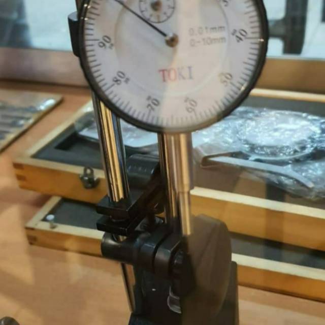 PAKET MURAH dial indicator + dudukan magnetic merk TOKI