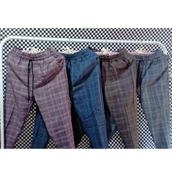 (COD) Celana Baggy Kotak / Doty Pants Motif Kotak