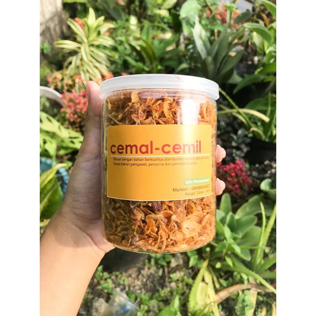 Jual Termurah Gr Brambang Goreng Original Tanpa Tepung Kemasan Plastik Sealer Shopee Indonesia