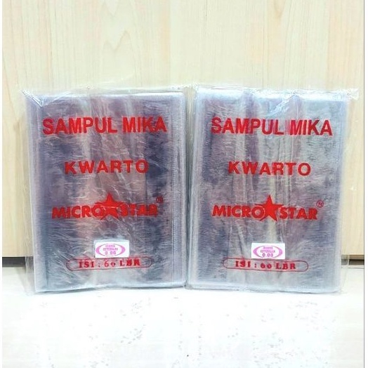 

Sampul Buku MIKA TEBAL Transparan Kwarto dan Boxy isi 60 Lembar RJ4
