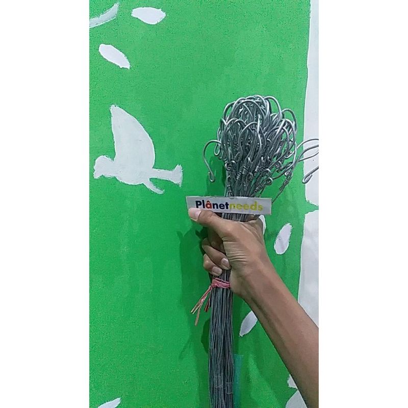 TALI KAWAT GANTUNGAN POT 60 CM KAKI 3 ALUMINIUM | KAWAT GANTUNG POT 60CM