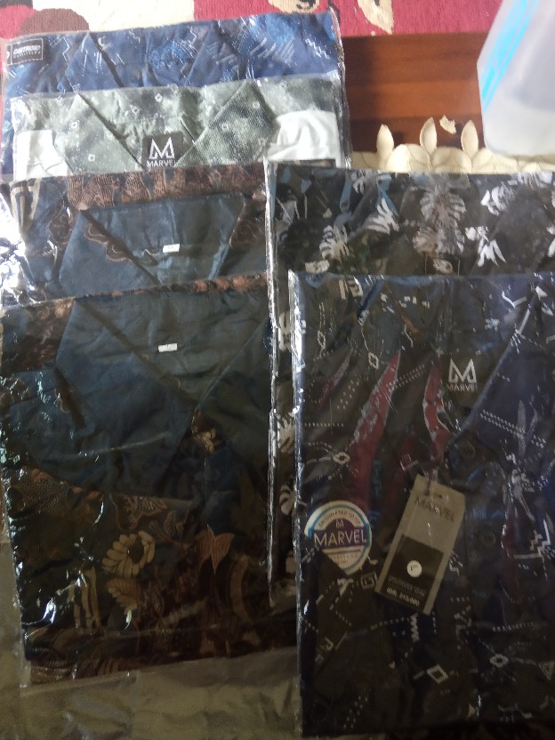 Kemeja Batik Lengan Panjang Size M L Xl Xxl Xxxl Batik Kantor Kerja Terbaru Terlaris Terviral 2021