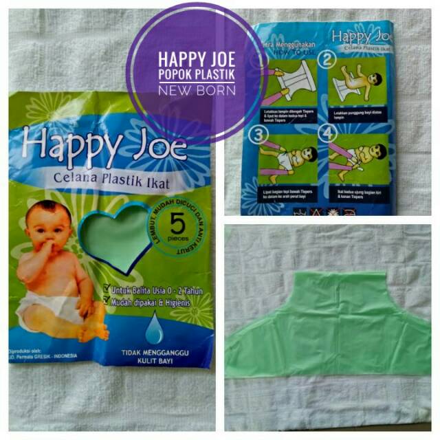 Celana plastik ikat / popok plastik ikat popok bayi plastik baru lahir