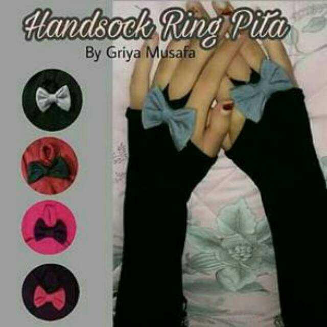 Handsock Pita Ring  /Handsock Ring  Combi / Handsock Wanita Cincin