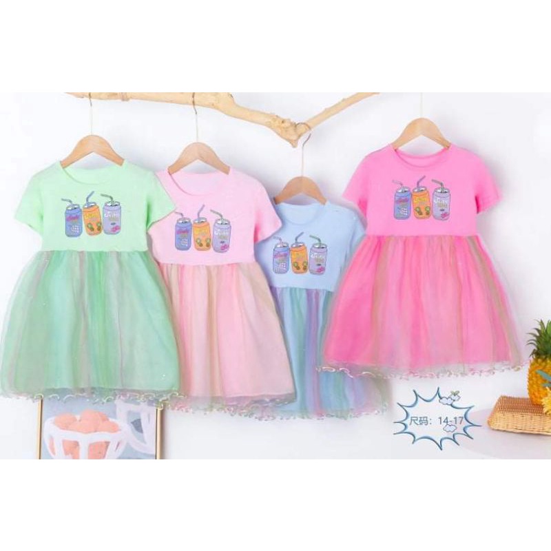 Gaun import mewah/ gaun import premium/gaun import   anak perempuan/ gaun pesta anak perempuan/ gaun