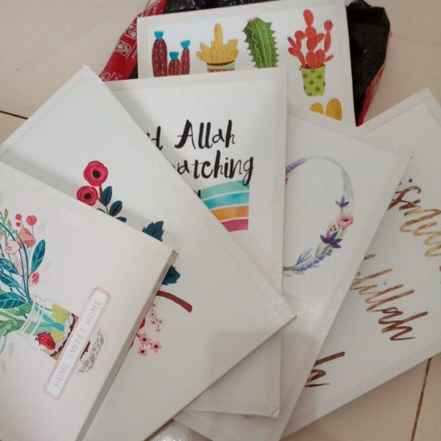 Paket Wall Decor Isi 6pcs