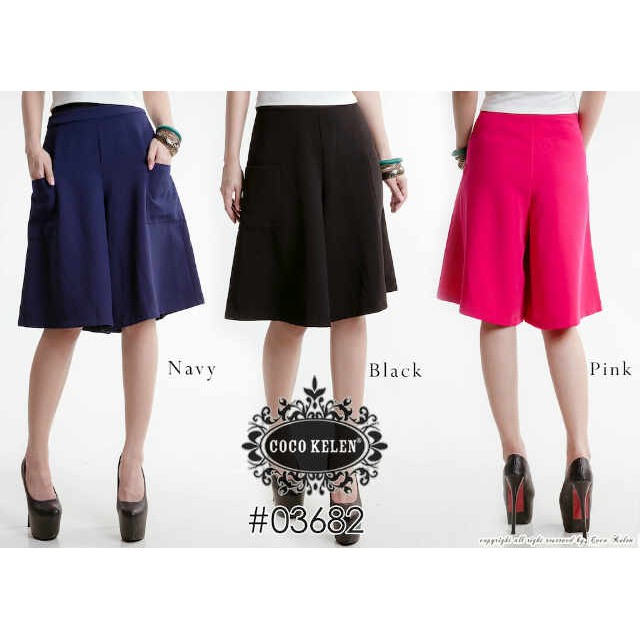 COCO KELEN 03682 2c Celana Kulot Import / Celana Kulot 3/4