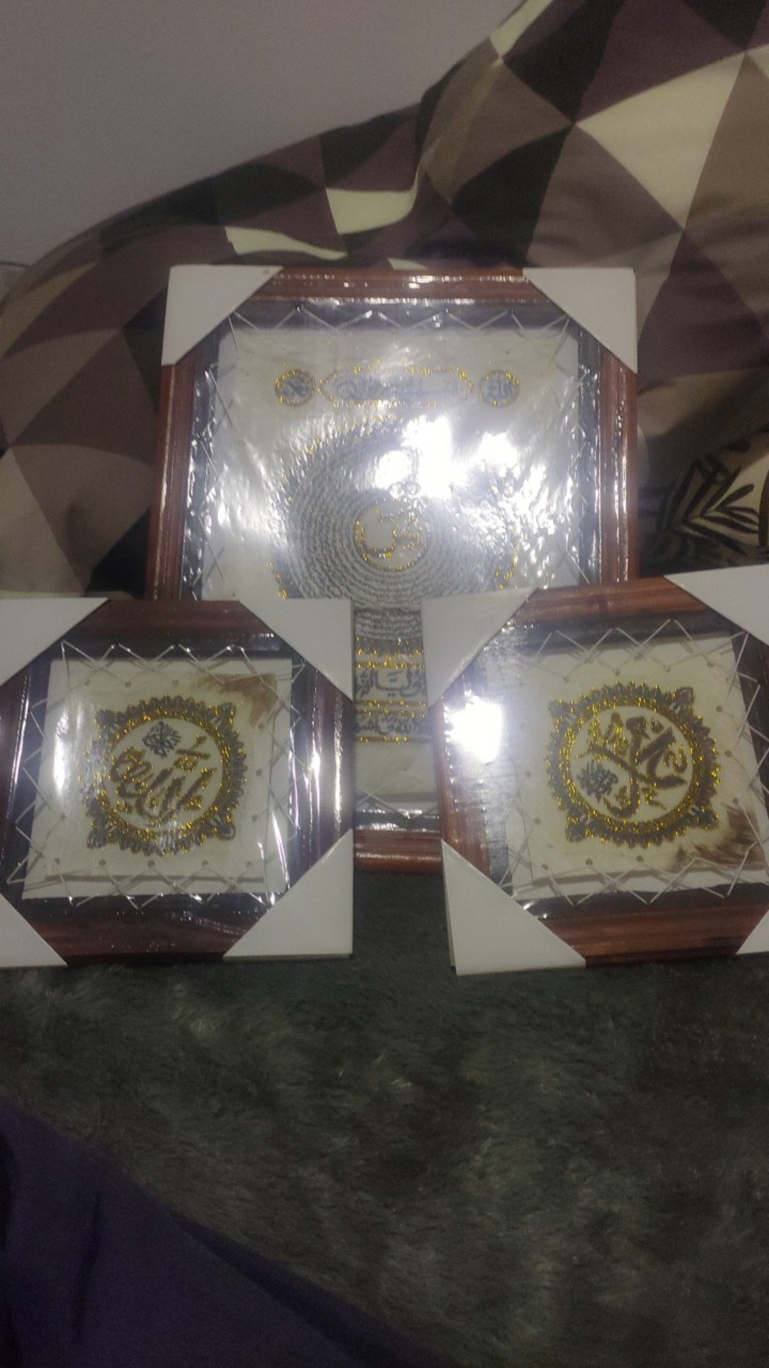 Kaligrafi Kulit Kambing Super Satu Paket Isi 3pcs Murah Allam Muhammad Yasin