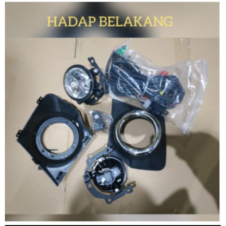 Fog Lamp Lampu Kabut All New Triton 2015 - 2018 Thanos Komplit