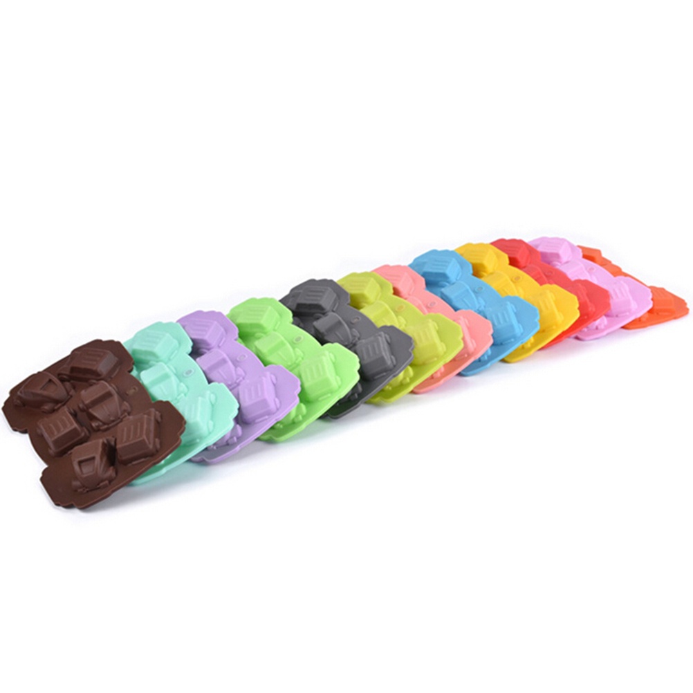 Cetakan Sabun / Cokelat Bentuk Mobil Bahan Silikon