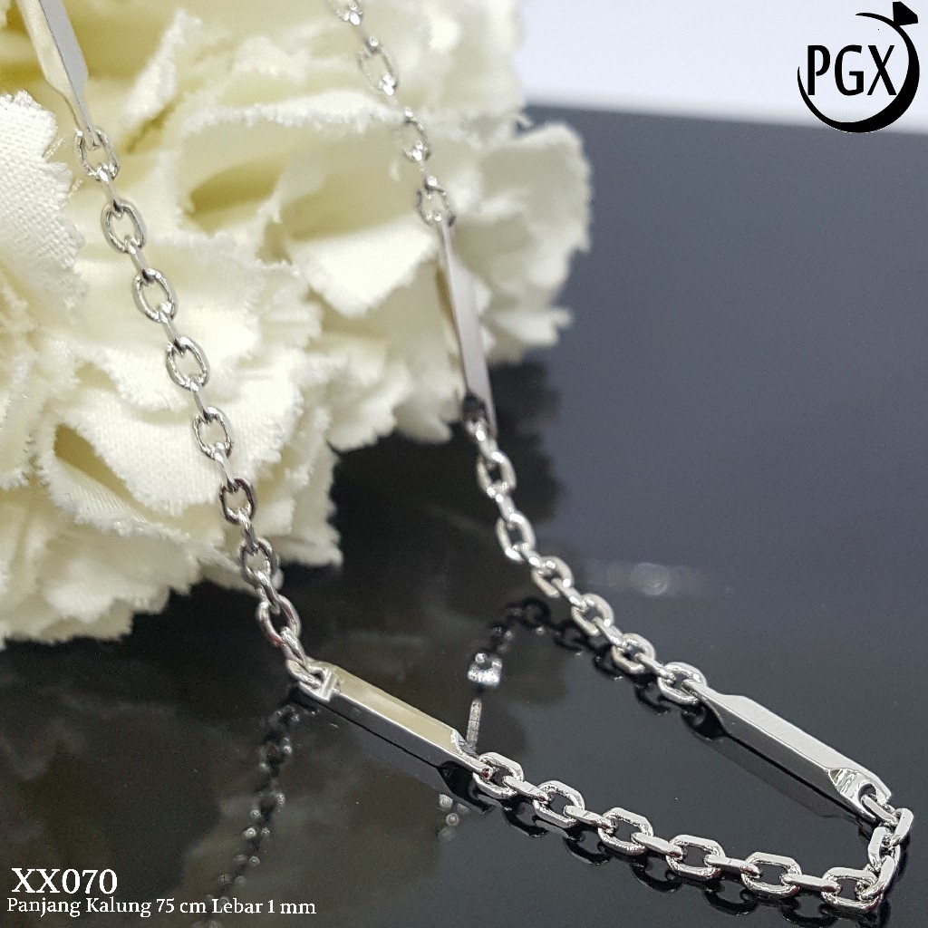 PGX Kalung Pria Wanita Xuping Perhiasan Lapis Emas Aksesoris Fashion Premium - XX070