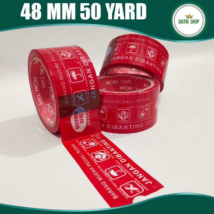 

Lakban Jangan Dibanting Merah Lakban Fragille Murah 2 Inchi *50 Yard Merah