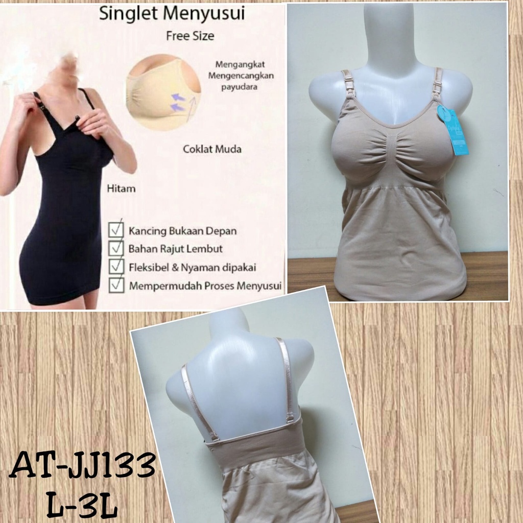 Lydyly atasan tanktop bra bh menyusui JJ133 Rajut Camisol hamil