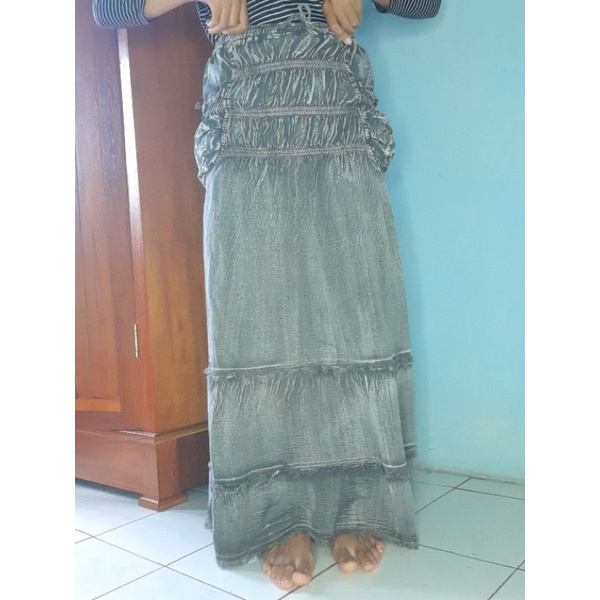 PRELOVED ROK PANJANG JEANS