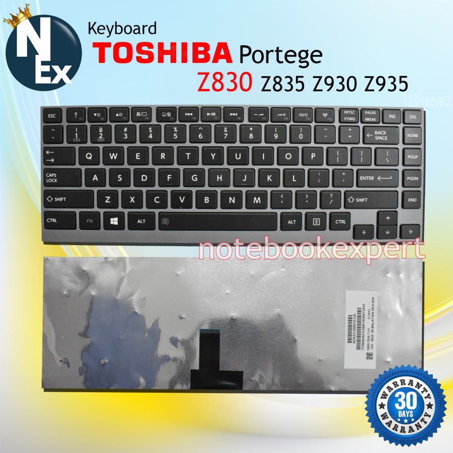 Keyboard Toshiba Portege Z830 Z835 Z930 Z935