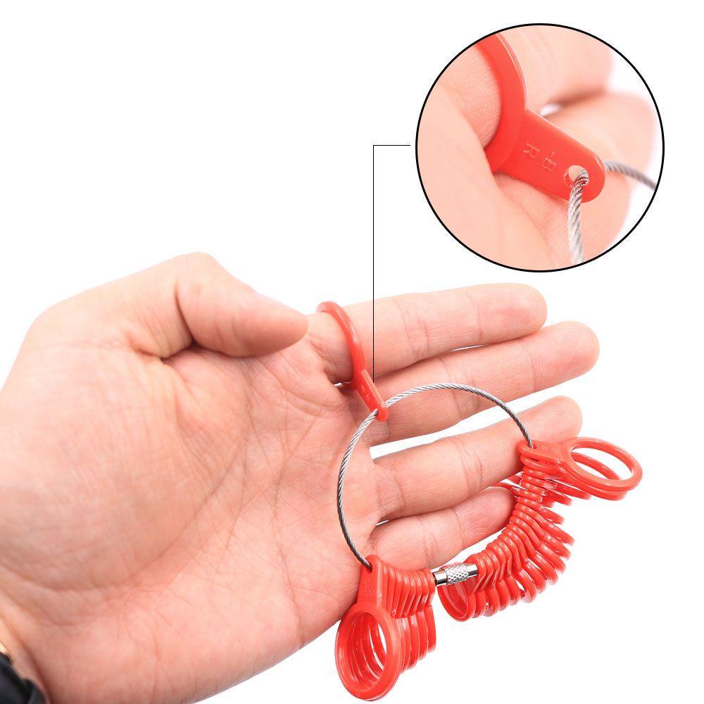 Preva Finger Ring Sizer Aksesoris Professional Measure Stick Alat Ukur Cincin