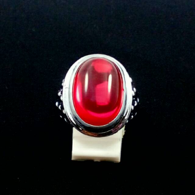 Cincin batu merah siam bangkok super grade A