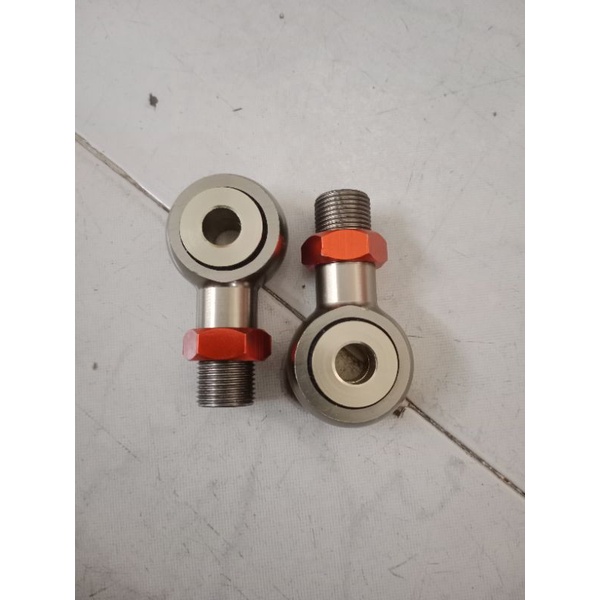 Anting Shockbreaker bebek bahan CNC sambungan kaki shock raiser ukuran drat 17 & 19