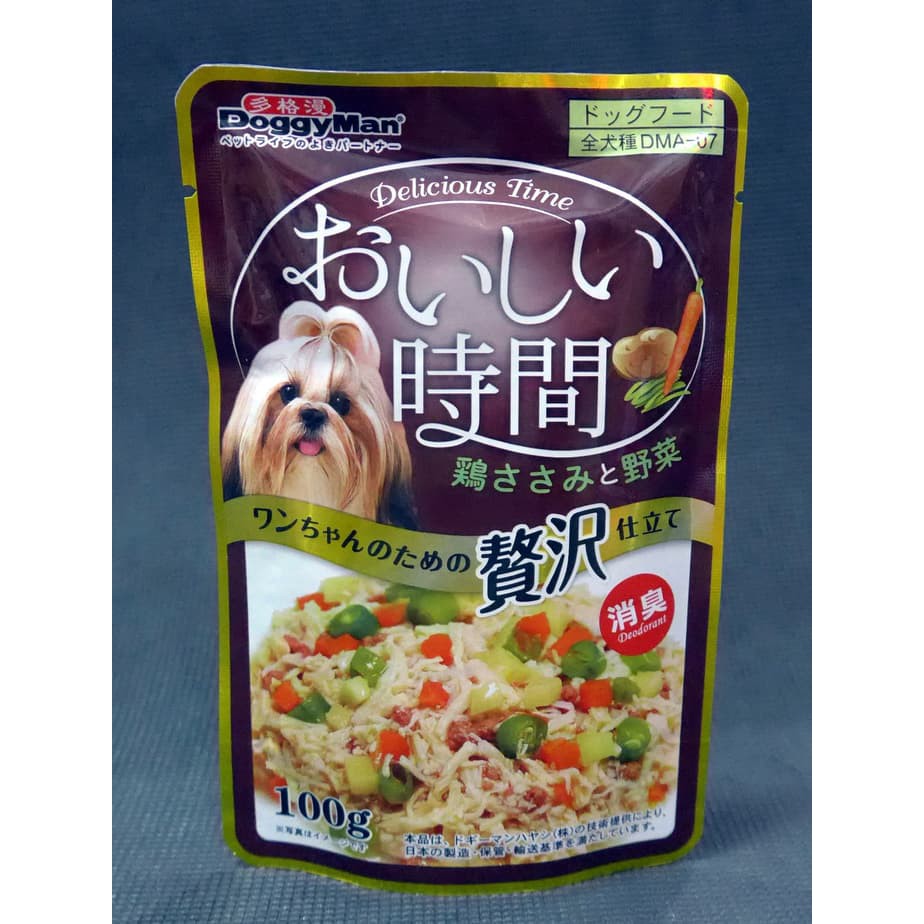 Makanan Anjing Doggyman Chicken Vegetable 100g 401703 Shopee