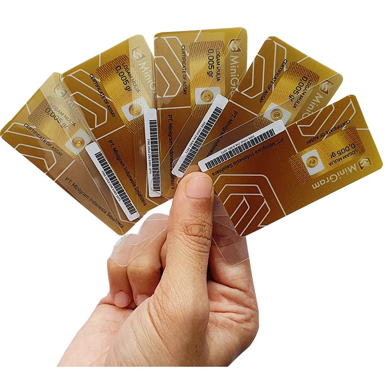 MINIGRAM 0,005 Gram Logam Mulia Merchandise 24 Karat / MERCHANDISE MINI GOLD-1