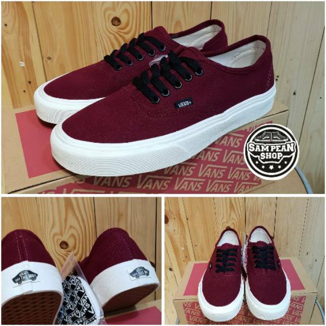 vans authentic royal red