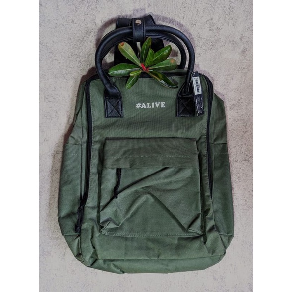 alive tas ransel pria/tas backpack/tas kanvas traveling