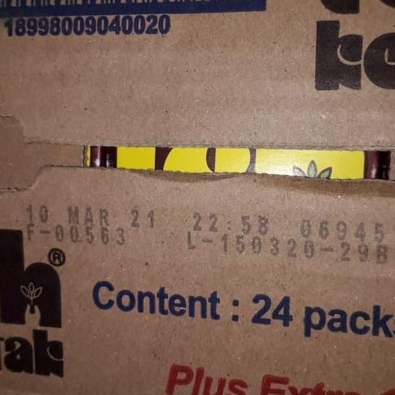 

[ COD ] Teh pucuk/ Teh kotak Manis 1 Dus isi 24 200ml CUCI GUDANG Kode 664