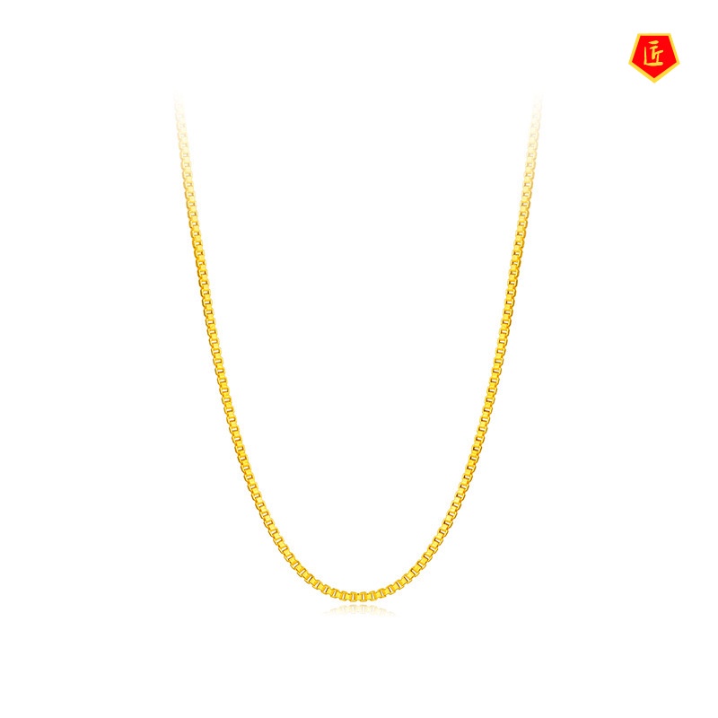 [Ready Stock]18K Gold Fashion High-End Emerald Necklace