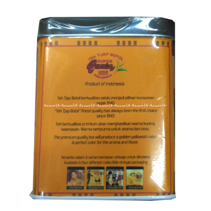 

[[BISA COD]] Teh Tjap Botol Teh Cap Botol Teh Botol Kaleng Vintage TERBAIK Kode 568