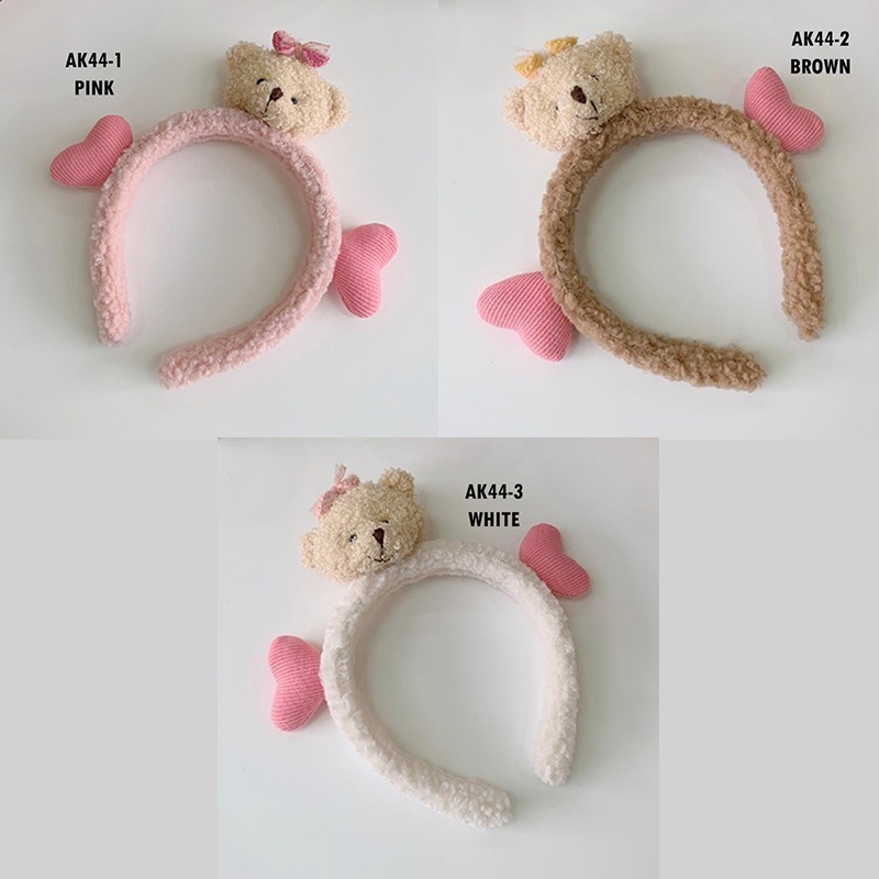 BANDO RAMBUT WANITA KOREA HEADBAND BANDANA BUNNY ANAK PEREMPUAN FASHION IMPORT AK48