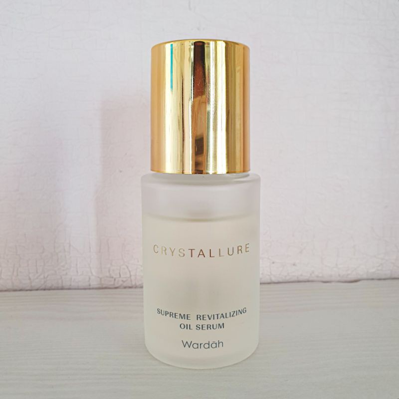 Jual [PRELOVED] WARDAH CRYSTALLURE SUPREME REVITALIZING OIL SERUM 30ML