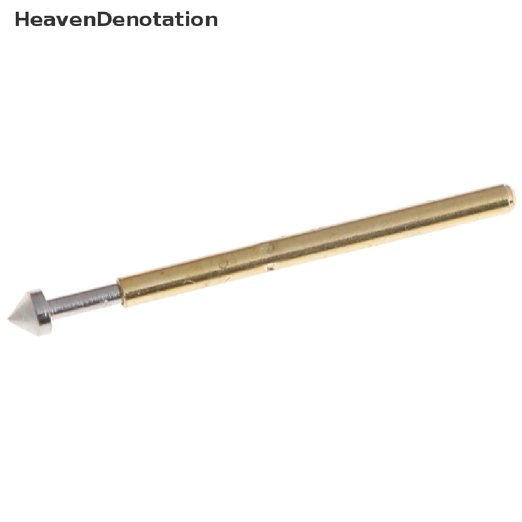 100pcs P75-E2 / E3 Spring Test Probe Pogo Pin 1.3 / 1.5mm Kepala Conical 1.0mm