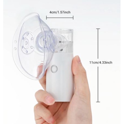 Alat Uap Asma mrek Mesh nebulizer ultrasonic Inhaler mini portabel untuk bantu pernapasan alat terapi pernafasan anak dan dewasa