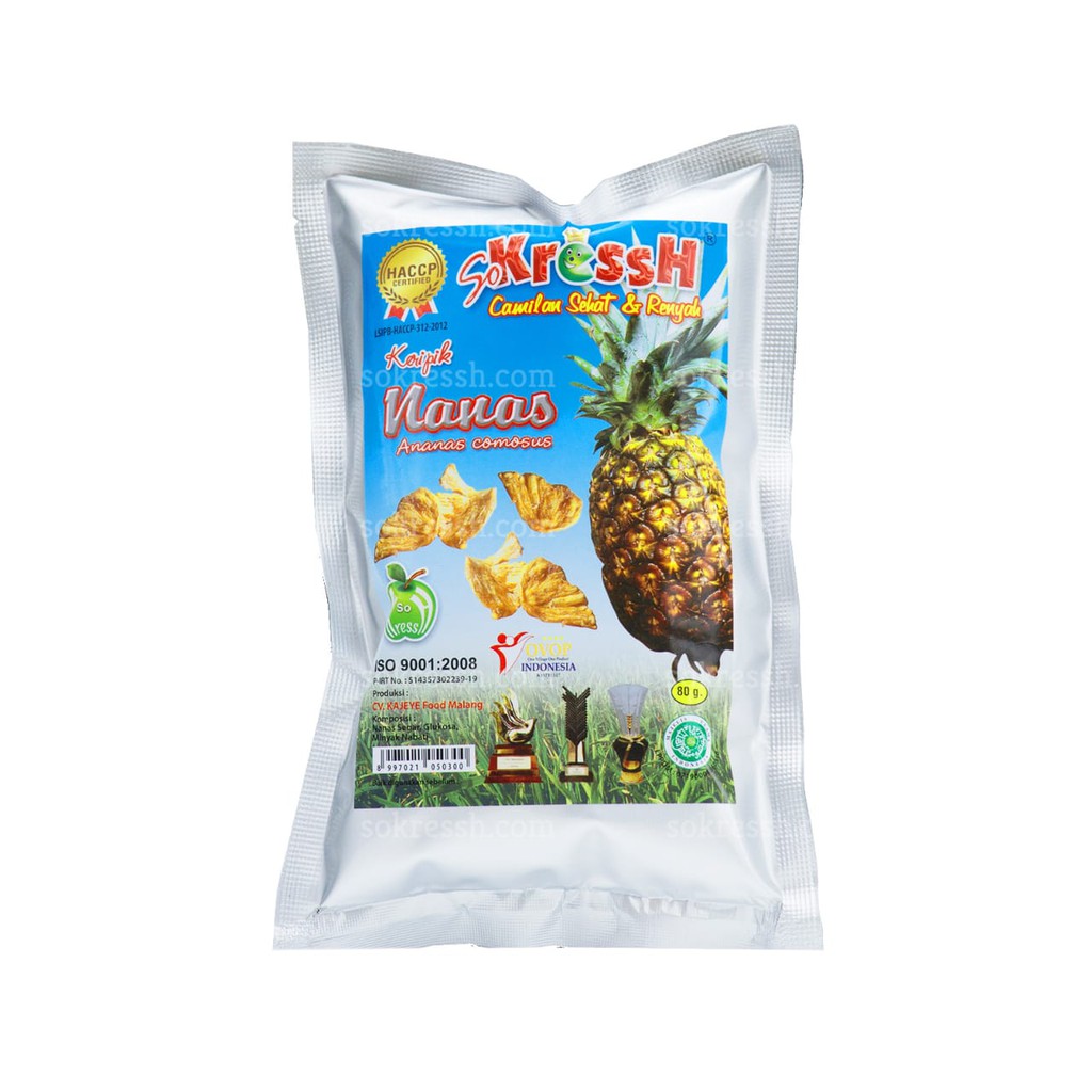 

KERIPIK NANAS SOKRESSH 80gr