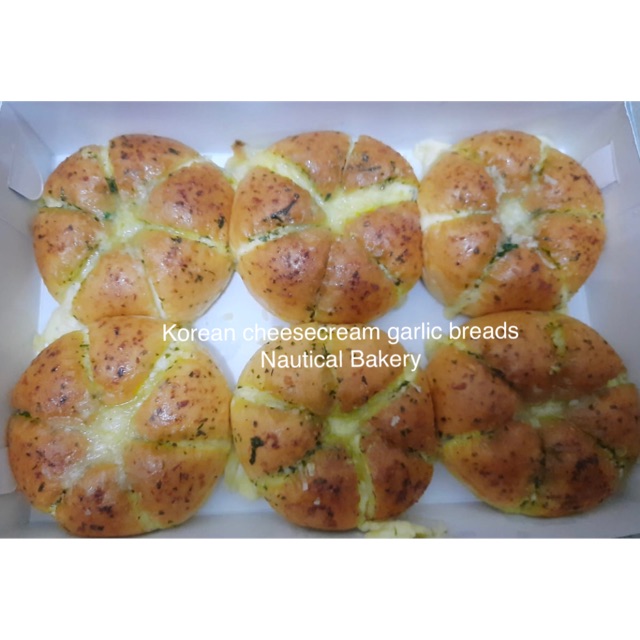 

Korean cheese garlic breads