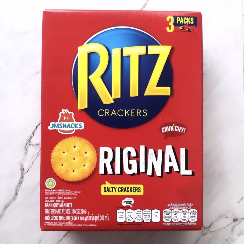 

[PROMO!!] Ritz KOTAK 300gr isi 3pcs - biskuit nikmat enak