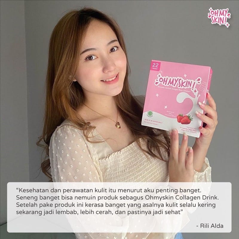 COLLAGEN DRINK OHMYSKIN MINUMAN SUPLEMEN KOLAGEN OHMYSKIN OH MY SKIN