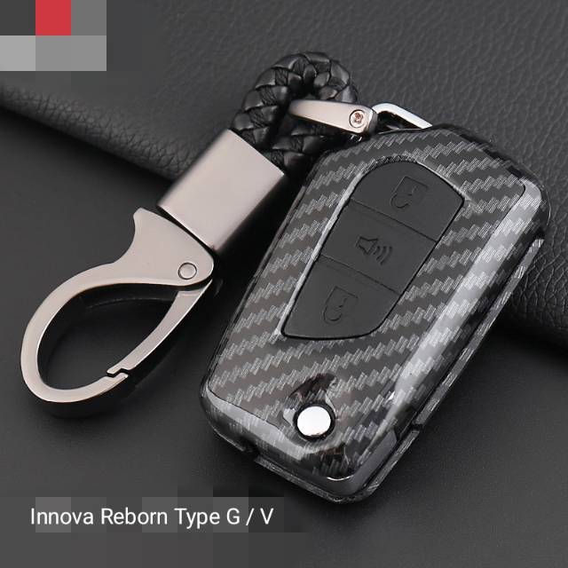 Key Cover Carbon - Casing Kunci Carbon Innova Reborn Type G/V