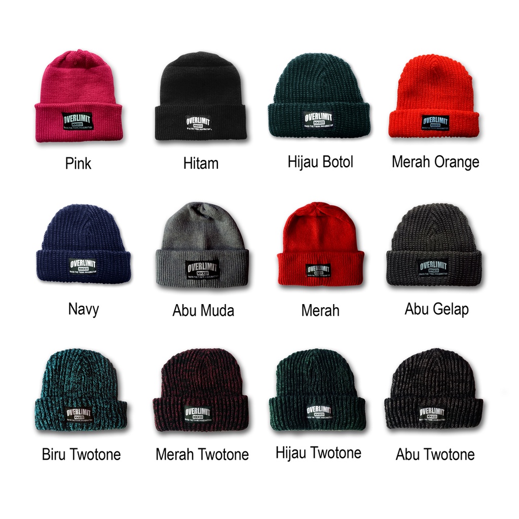 Kupluk Pria wanita | beanie hat | Kupluk distro | Kerpus  Overlimit