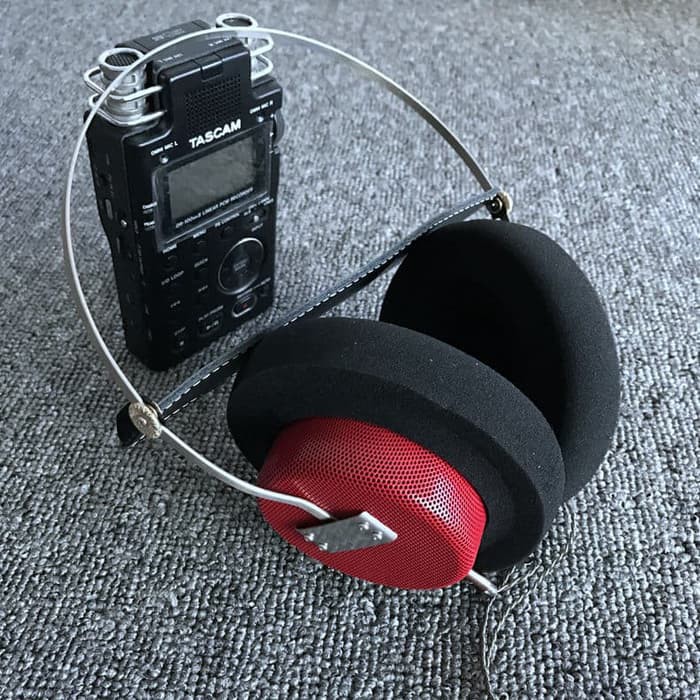 High End Custom Graphene Headphone Major Red Bowl