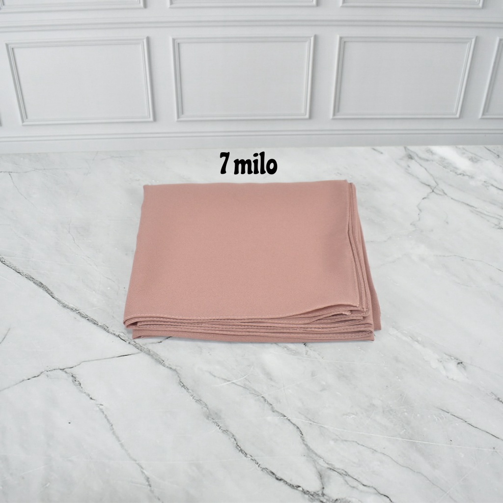 DIAMOND CREPE PASHMINA DIAMOND PREMIUM  JILBAB PASHMINA POLOS KERUDUNG PASHMINA DAIMOND WARNA 1-7 milo