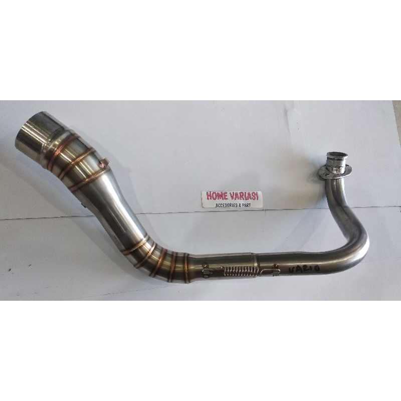 LEHER KNALPOT RACING VARIO 150 NEW STAINLESS