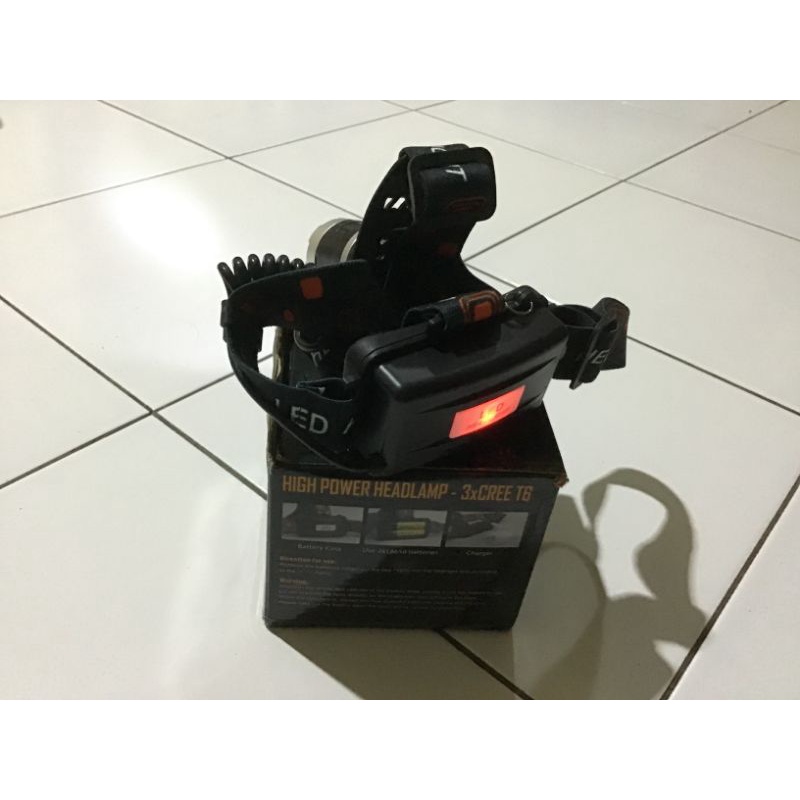 High Power Hearlamp 3xCREE T6