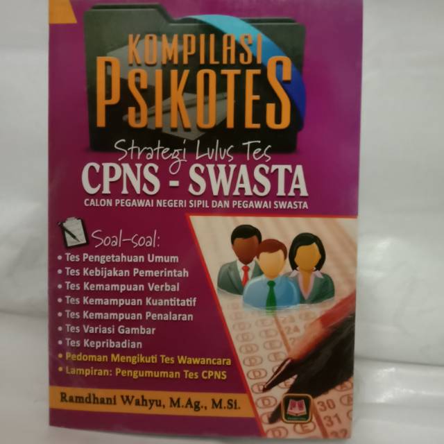 Kompilasi psikotes strategi lulus tes CPNS-SWASTA