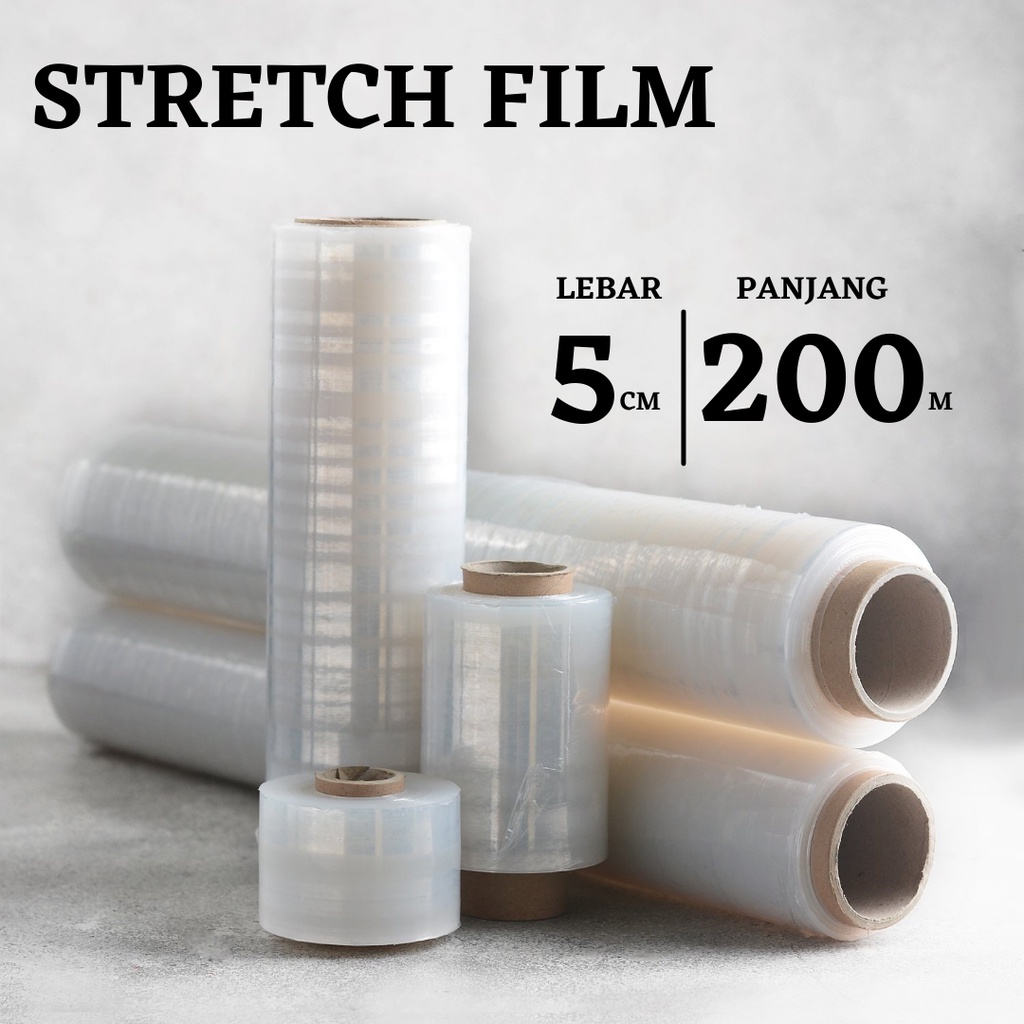 

PLASTIK WRAP WRAPPING - STRETCH FILM BENING 5X200