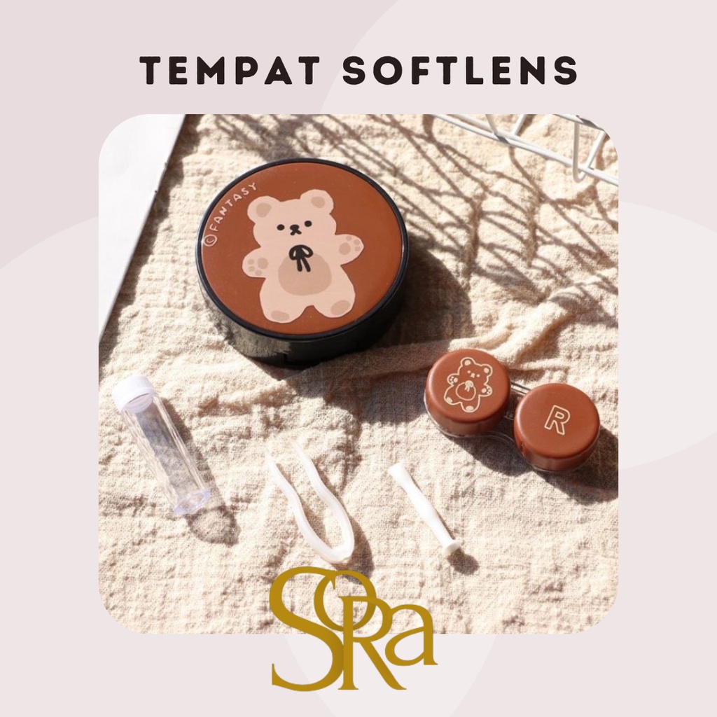 Tempat softlens soflens soflen karakter fantasy bear cute