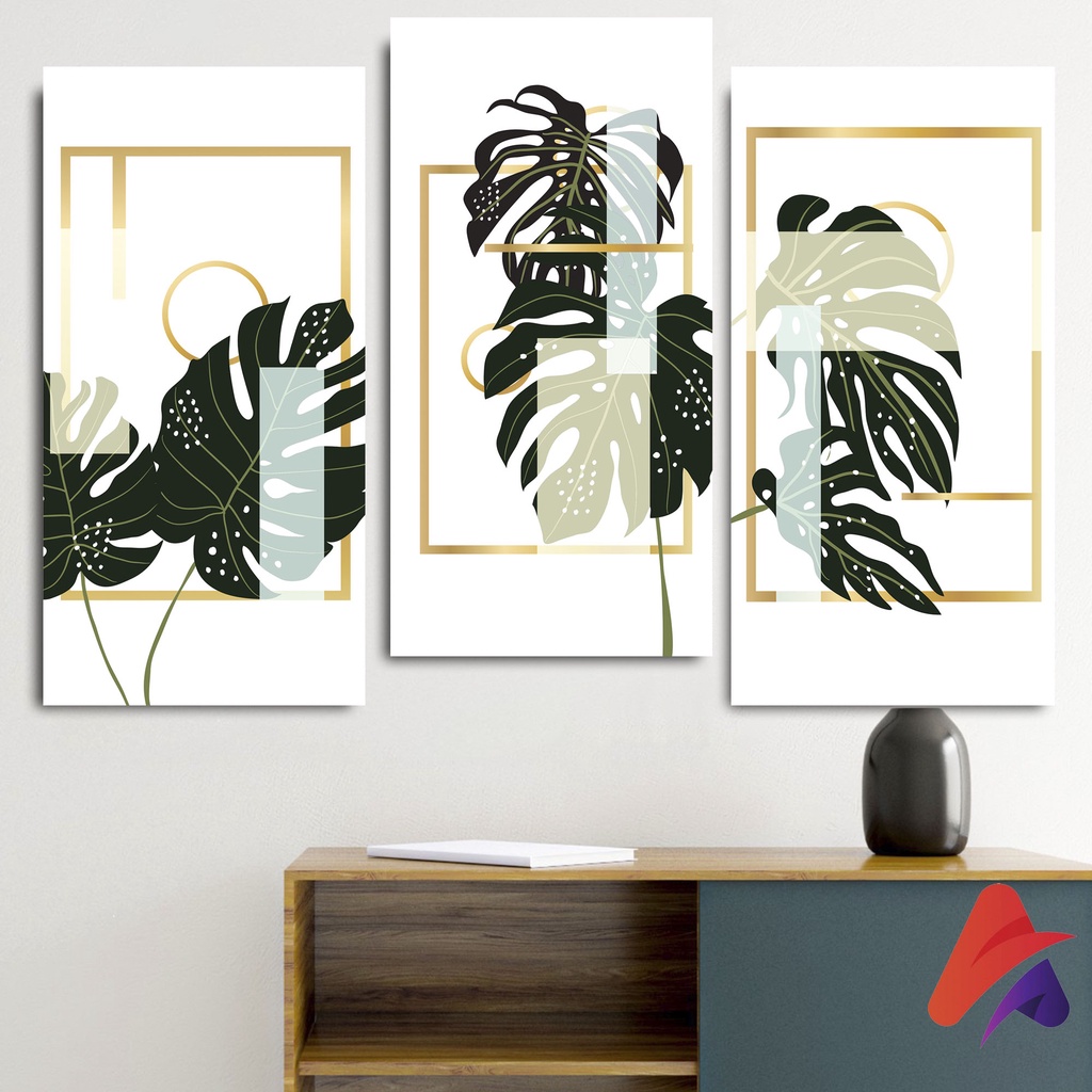 HIASAN DINDING AESTHETIC DAUN WALL DECOR HIASAN DINDING KAMAR PAJANGAN RUANGAN POSTER KAYU AESTHETIC DAUN